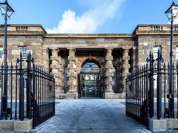 Entrance gates of Crumlin Road Gaol